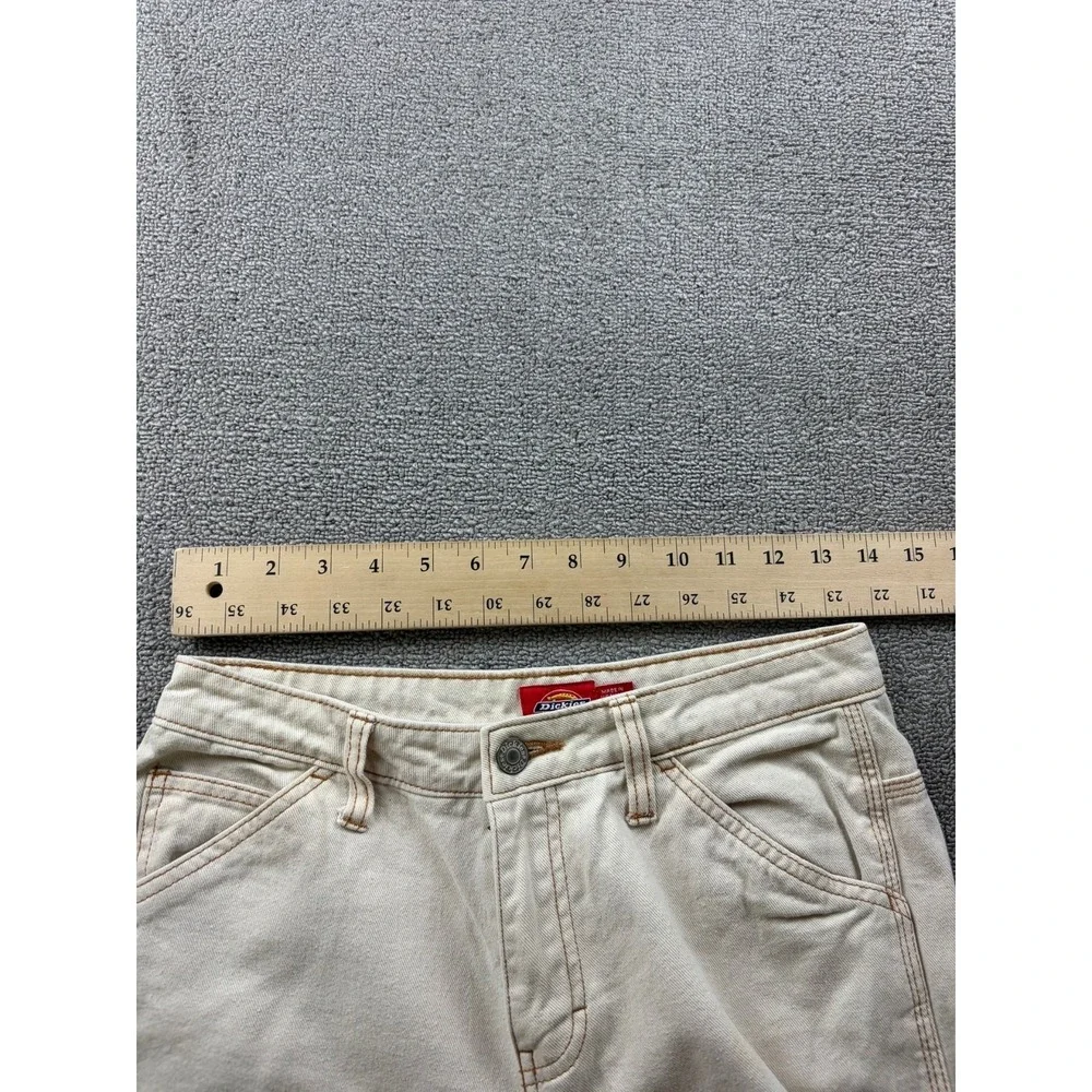 Dickies Carpenter‎ Pants Women 1/25 Beige Relaxed Cotton Work Streetwear Skater